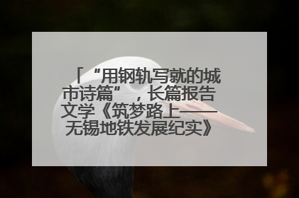 “用钢轨写就的城市诗篇”，长篇报告文学《筑梦路上——无锡地铁发展纪实》研讨会在南京举行