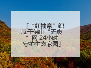 “红袖章”织就千佛山“无废”网 24小时守护生态家园