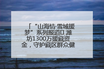 “山海情·雪域援梦”系列报道⑪ 潍坊1300万援藏资金，守护藏区群众健康“最后一公里”