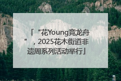 “花Young竞龙舟”，2025花木街道非遗周系列活动举行