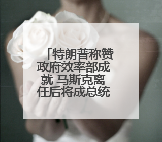 特朗普称赞政府效率部成就 马斯克离任后将成总统顾问