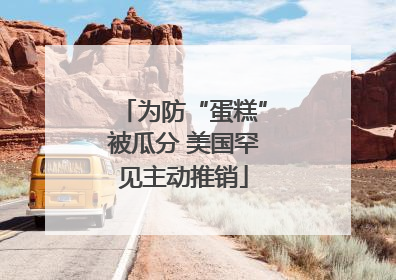 为防“蛋糕”被瓜分 美国罕见主动推销