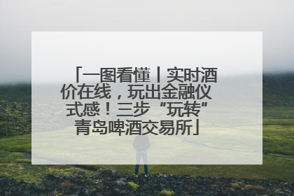 一图看懂丨实时酒价在线，玩出金融仪式感！三步“玩转”青岛啤酒交易所