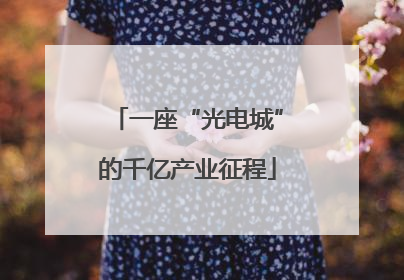 一座“光电城”的千亿产业征程