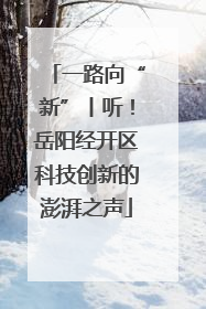 一路向“新”丨听！岳阳经开区科技创新的澎湃之声