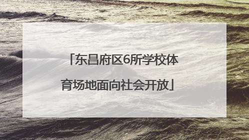 东昌府区6所学校体育场地面向社会开放