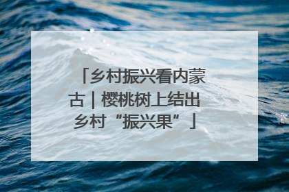 乡村振兴看内蒙古｜樱桃树上结出乡村“振兴果”