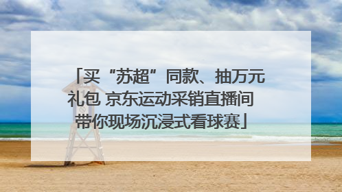 买“苏超”同款、抽万元礼包 京东运动采销直播间带你现场沉浸式看球赛
