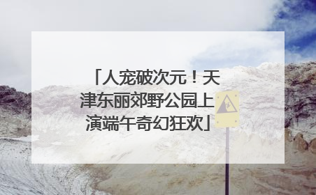 人宠破次元！天津东丽郊野公园上演端午奇幻狂欢