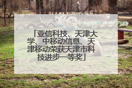 亚信科技、天津大学、中移动信息、天津移动荣获天津市科技进步一等奖