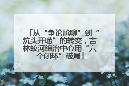 从“争论尬聊”到“炕头开唠”的转变，吉林蛟河综治中心用“六个闭环”破局