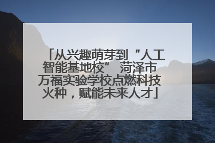 从兴趣萌芽到“人工智能基地校” 菏泽市万福实验学校点燃科技火种，赋能未来人才