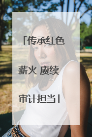 传承红色薪火 赓续审计担当