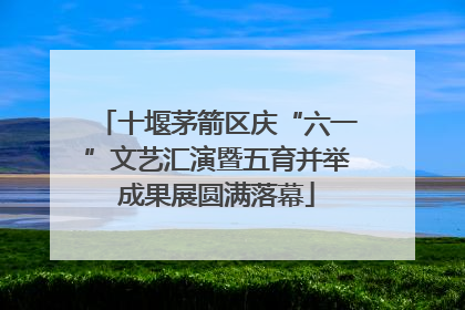 十堰茅箭区庆“六一”文艺汇演暨五育并举成果展圆满落幕