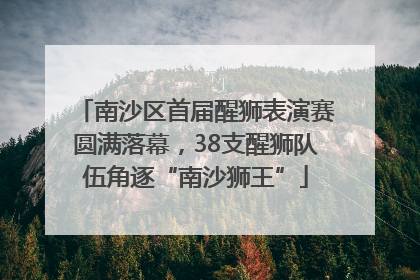 南沙区首届醒狮表演赛圆满落幕，38支醒狮队伍角逐“南沙狮王”