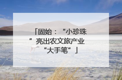 固始：“小珍珠”亮出农文旅产业“大手笔”