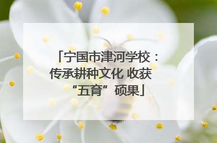 宁国市津河学校：传承耕种文化 收获“五育”硕果