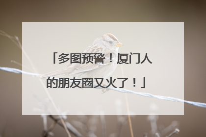 多图预警！厦门人的朋友圈又火了！