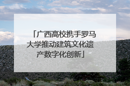 广西高校携手罗马大学推动建筑文化遗产数字化创新