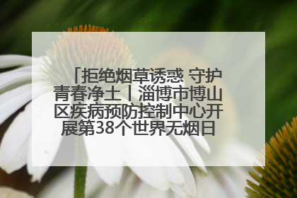 拒绝烟草诱惑 守护青春净土丨淄博市博山区疾病预防控制中心开展第38个世界无烟日系列控烟行动