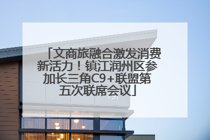 文商旅融合激发消费新活力！镇江润州区参加长三角C9+联盟第五次联席会议