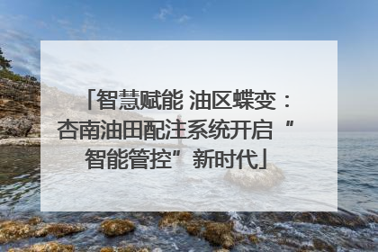 智慧赋能 油区蝶变：杏南油田配注系统开启“智能管控”新时代