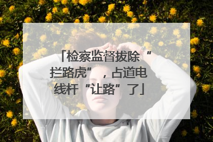 检察监督拔除“拦路虎”，占道电线杆“让路”了