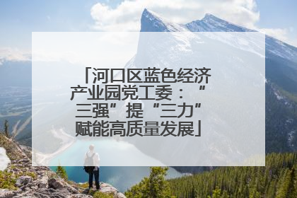 河口区蓝色经济产业园党工委：“三强”提“三力”赋能高质量发展