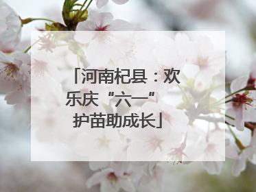 河南杞县：欢乐庆“六一” 护苗助成长