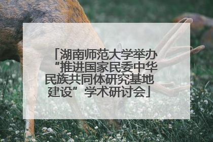 湖南师范大学举办“推进国家民委中华民族共同体研究基地建设”学术研讨会