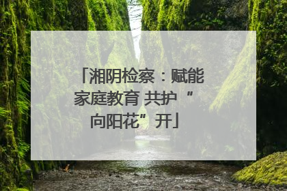 湘阴检察：赋能家庭教育 共护“向阳花”开
