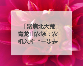 聚焦北大荒｜青龙山农场：农机入库“三步走” 封存管理精细化