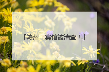 赣州一宾馆被清查！