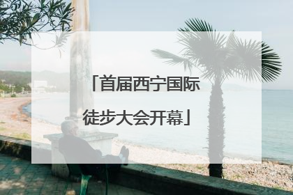 首届西宁国际徒步大会开幕