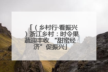 （乡村行·看振兴）浙江乡村：时令果蔬迎丰收 “甜蜜经济”促振兴