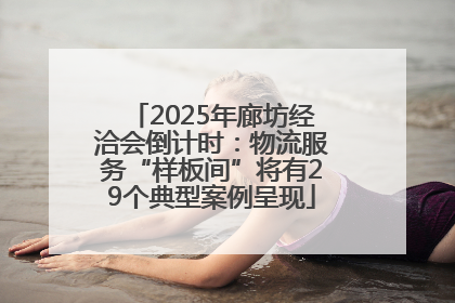 2025年廊坊经洽会倒计时：物流服务“样板间”将有29个典型案例呈现