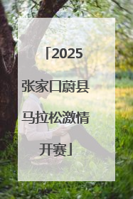 2025张家口蔚县马拉松激情开赛