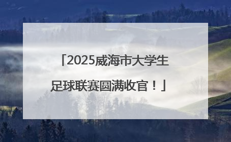 2025威海市大学生足球联赛圆满收官！