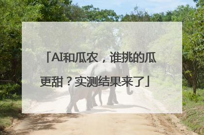 AI和瓜农，谁挑的瓜更甜？实测结果来了